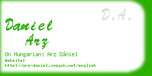 daniel arz business card